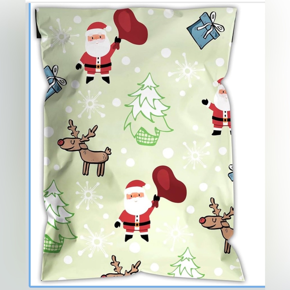 10 Polymailers 6x9 Variety Pack Christmas- New